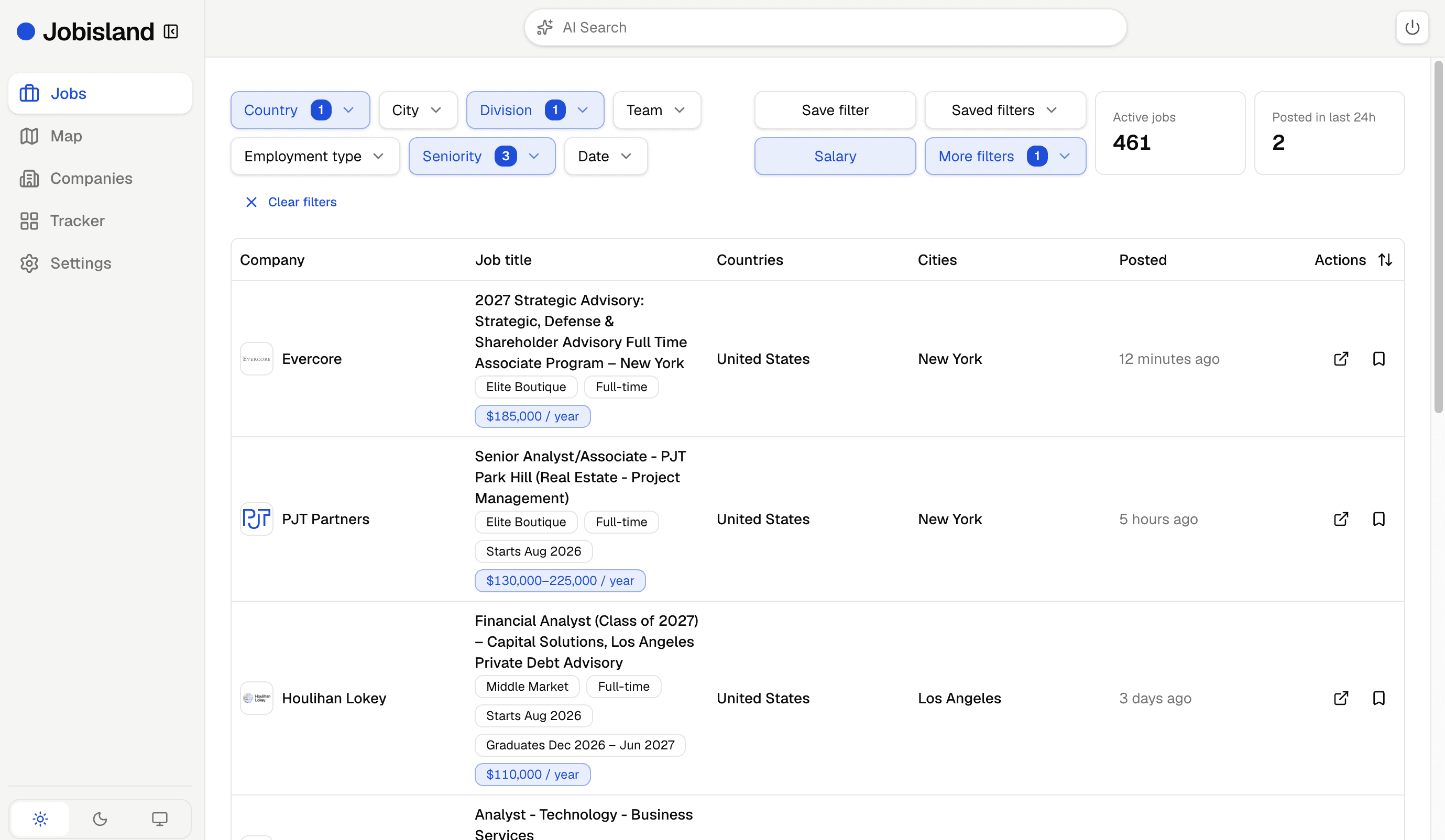 Jobs product preview